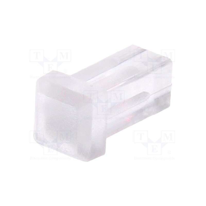 20 pcs : 1282.26 - Fiber for LED, square, 3.2x3.2mm, Front: flat, straight