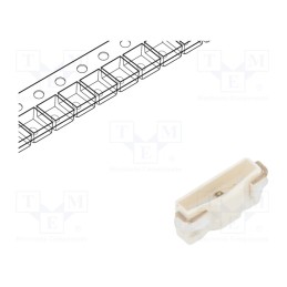 10 pcs : SML-LXR2808SYC-TR - LED, SMD, 2808, yellow, 250mcd, 2.8x0.8x1.2mm, 110°, 2V, 20mA, 75mW