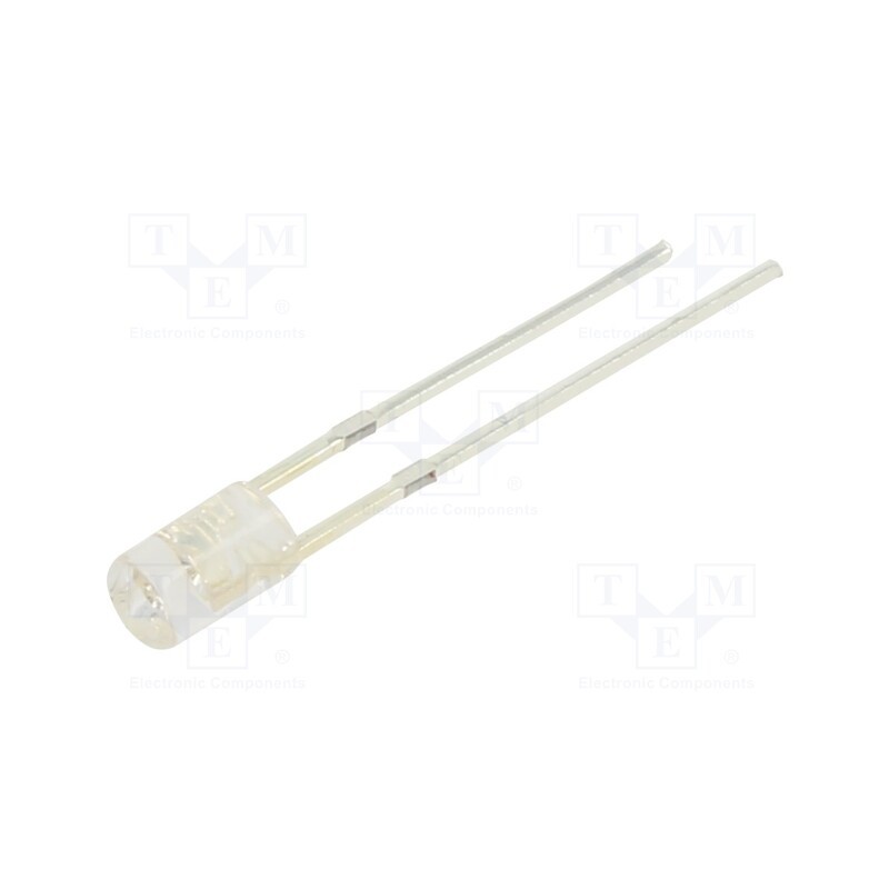 10 pcs : OSG58A3HA1F - LED, 3mm, green, 450÷600mcd, 100°, Front: flat, 2.7÷3.2V, -30÷85°C