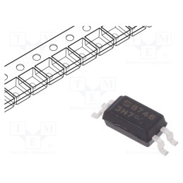 10 pcs : PC3H7BJ0001H - Optocoupler, SMD, Ch: 1, OUT: transistor, Uinsul: 2.5kV, Uce: 80V
