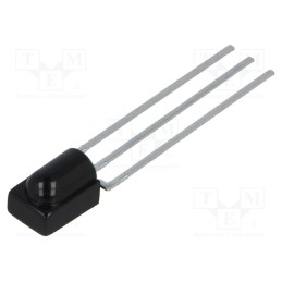 10 pcs : TSOP38338 - Integrated IR receiver, 38kHz, 2.5÷5.5V, 45°