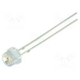 10 pcs : OS5RKD56E1A - LED, 4.8mm, red, 140°, Front: convex, 1.8÷2.6V, No.of term: 2, 8÷10lm