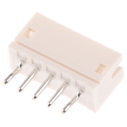 125 pcs - JST ZH Series Top Entry Through Hole PCB Header, 5 Contact(s), 1.5mm Pitch, 1 Row(s), Shrouded