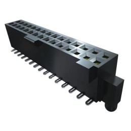 2 pcs - Samtec SFM Series Straight Surface Mount PCB Socket, 10-Contact, 2-Row, 1.27mm Pitch, Solder Termination