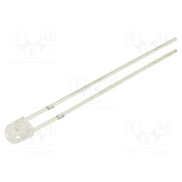 10 pcs : OSO5PA6F71B - LED, orange, 1120÷1560mcd, 70/50°, Front: flat, 2.1÷2.6V, THT, 78mW