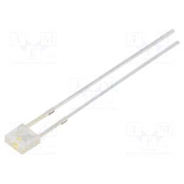 10 pcs : OSM5DK77A1B - LED, rectangular, 3.5x3.5x1.3mm, white warm, 500÷750mcd, 100°