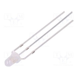 10 pcs : OSRPMC3132A - LED, 3mm, red/green, 30°, Front: convex, 1.8÷2.6/2.9÷3.6V, -30÷85°C