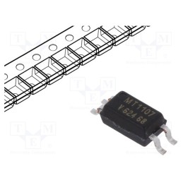 10 pcs : TCMT1107 - Optocoupler, SMD, Ch: 1, OUT: transistor, Uinsul: 3.75kV, Uce: 70V
