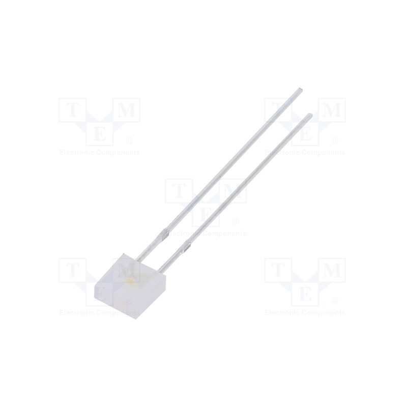 10 pcs : OSM5DK7DA2B - LED, rectangular, 2x5x5mm, white warm, 500÷750mcd, 100°, 20mA