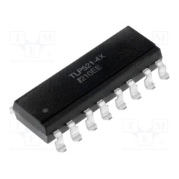 10 pcs : TLP521-4XSM - Optocoupler, SMD, Ch: 4, OUT: transistor, Uinsul: 2.5kV, Uce: 55V