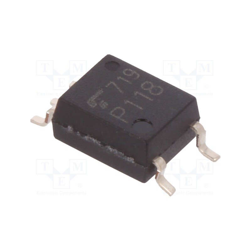 10 pcs : TLP118(E(T - Optocoupler, SMD, Ch: 1, OUT: gate, 3.75kV, Gull wing 8