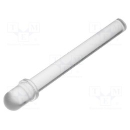 10 pcs : PLP5-1500 - Fiber for LED, round, Ø5mm, Front: convex, straight