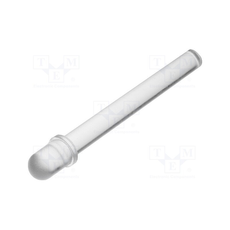 10 pcs : PLP5-1500 - Fiber for LED, round, Ø5mm, Front: convex, straight