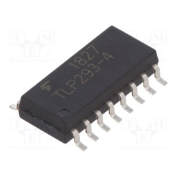 10 pcs : TLP293-4(E(T - Optocoupler, SMD, Ch: 4, OUT: transistor, Uinsul: 3.75kV, Uce: 80V