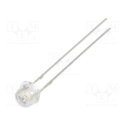 10 pcs : OSG3DA5PE1A - LED, 4.8mm, bluish green, 1560÷2180mcd, 140°, Front: convex