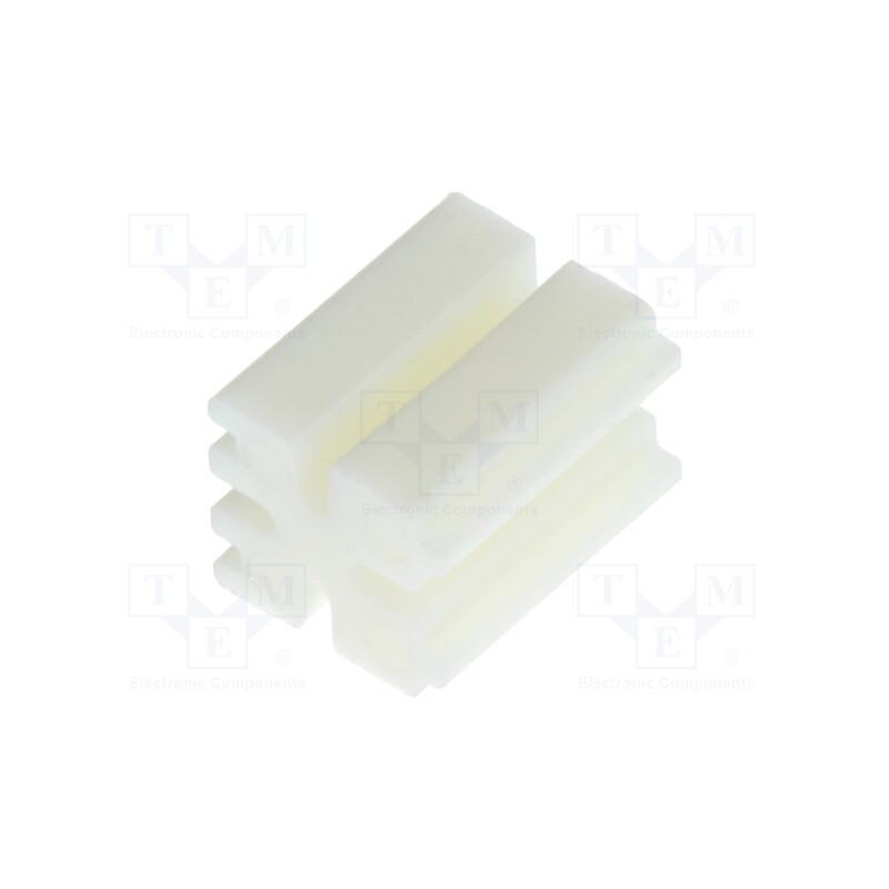 50 pcs : 8GE04V80263 - Spacer sleeve, LED, ØLED: 3mm, L: 7mm, natural, UL94V-2, W: 5mm