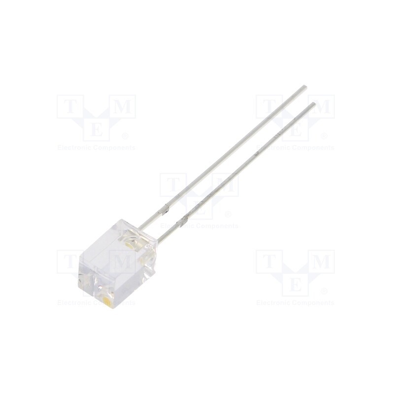 10 pcs : OSM5DK7NE1B - LED, rectangular, 5x5x7mm, white warm, 750÷1120mcd, 140°, 20mA