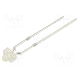 10 pcs : OSW54K7311F - LED, 1.8mm, white cold, 2180÷3000mcd, 15°, Front: convex, 2.7÷3.2V