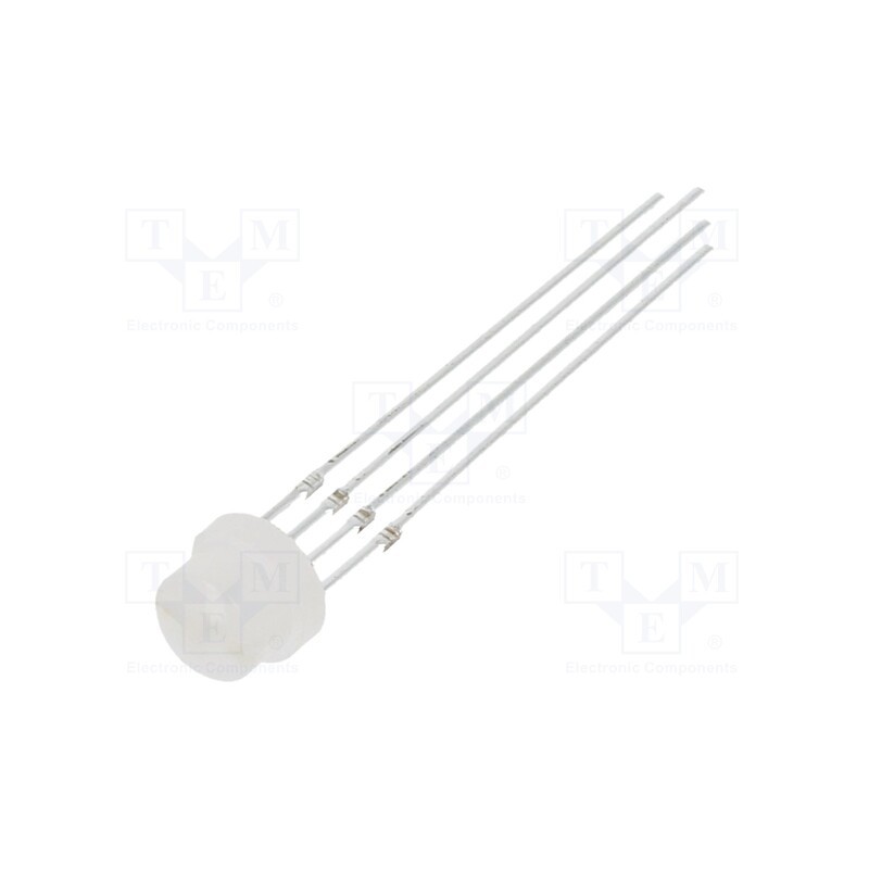 10 pcs : OSTAPA56A2A - LED, 4.8mm, RGB, 100°, Front: convex, 1.8÷2.6/2.9÷3.6V, -30÷85°C