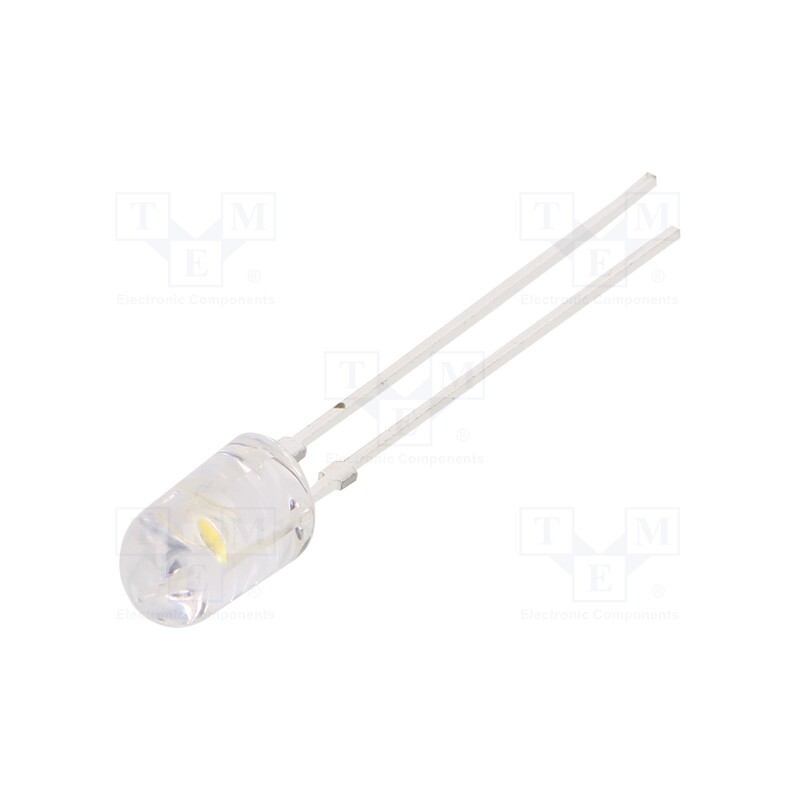 10 pcs : OSM5DK4571D - LED, oval, 4.7x5.7mm, white warm, 7000÷8400mcd, 40/70°, 2.9÷3.4V