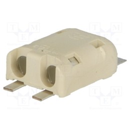 10 pcs : 1954097-1 - Connector: plug-in, Poke-In, 4mm, ways: 2, 22AWG÷18AWG, 4A, SMT