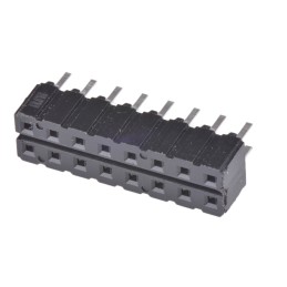 1 pcs - Samtec CES Series Straight Through Hole Mount PCB Socket, 16-Contact, 2-Row, 2.54mm Pitch, Through Hole Termination