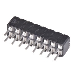 1 pcs - Samtec CES Series Straight Through Hole Mount PCB Socket, 16-Contact, 2-Row, 2.54mm Pitch, Through Hole Termination
