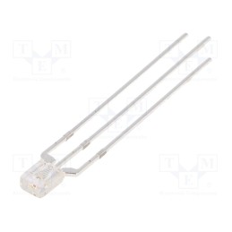 10 pcs : OSRBMC7BA1B - LED, rectangular, 2x3.2x4.15mm, bicolour, red/blue, 500÷750mcd