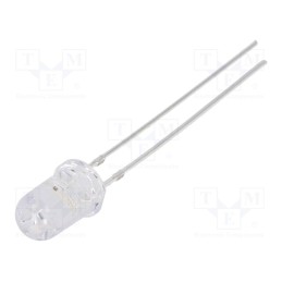 10 pcs : OSRBP25111A - LED, 5mm, red/blue, 15°, Front: convex, 1.8÷2.6/2.7÷3.4V, -30÷85°C