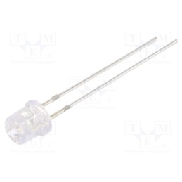 10 pcs : OSG58A57E1A-1MA - LED, 5mm, green, 150÷220mcd, 140°, Front: flat, 2.8÷3.4V, -30÷85°C
