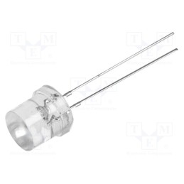 10 pcs : OS5RPM82E1A - LED, 8mm, red, 1560÷2180mcd, 140°, Front: flat, 1.8÷2.6V