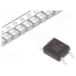10 pcs : FODM121A - Optocoupler, SMD, Ch: 1, OUT: transistor, CTR@If: 100-300%@5mA, 80V