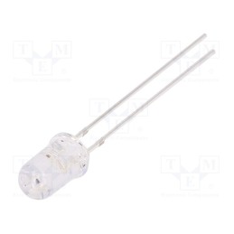10 pcs : OSYBP25111A - LED, 5mm, yellow/blue, 15°, Front: convex, 1.8÷2.6/2.7÷3.4V, round