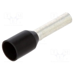 50 pcs : 1-966067-2 - Tip: bootlace ferrule, insulated, copper, 1.5mm2, 8mm, tinned
