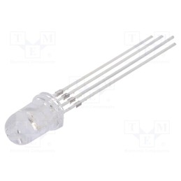10 pcs : OSTMMC5B31A - LED, 5mm, red/green/yellow, 30°, Front: convex, No.of term: 4, round