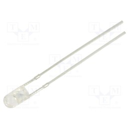 10 pcs : OSB56P3E31B - LED, 3mm, blue, 7000÷8400mcd, 30°, Front: convex, 2.9÷3.4V, -30÷85°C