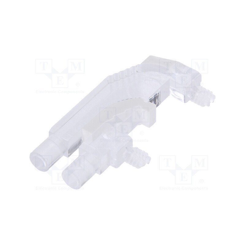 10 pcs : 1270.1001000000001 - Fiber for LED, round, Ø3mm, No.of mod: 2, Front: flat