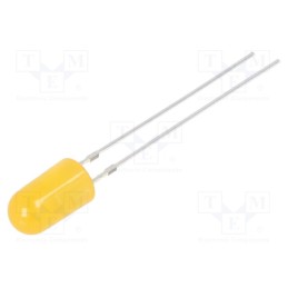 10 pcs : OSO5JS5F64B - LED, 4.8mm, orange, blinking, 330÷500mcd, 60°, 3/3.5/5V, 20mA, 1.8Hz