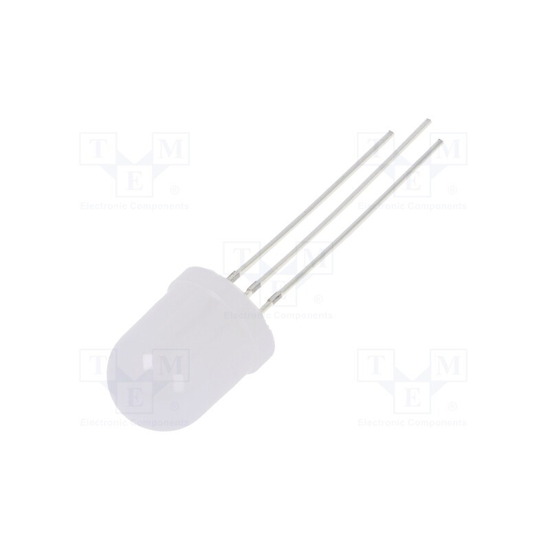 10 pcs : OSRGHCA132A - LED, 10mm, red/yellow-green, 30°, Front: convex, 2.1÷2.6/2.1÷2.6V