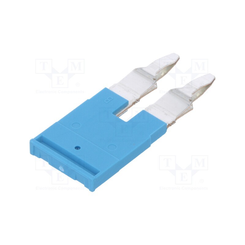 10 pcs : 1985830000 ZQV 6N/2 BL - Comb bridge, ways: 2, blue, A series