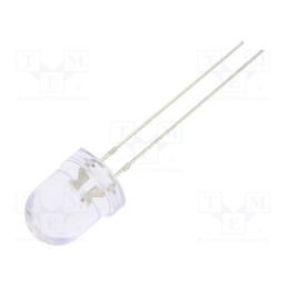 10 pcs : OSRBP28131A - LED, 8mm, red/blue, 30°, Front: convex, 2.1÷2.6/2.9÷3.4V, -30÷85°C