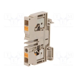 10 pcs : 1992110000 A2C 6 - Splice terminal: rail, 6mm2, ways: 1, terminals: 2, beige, wemid