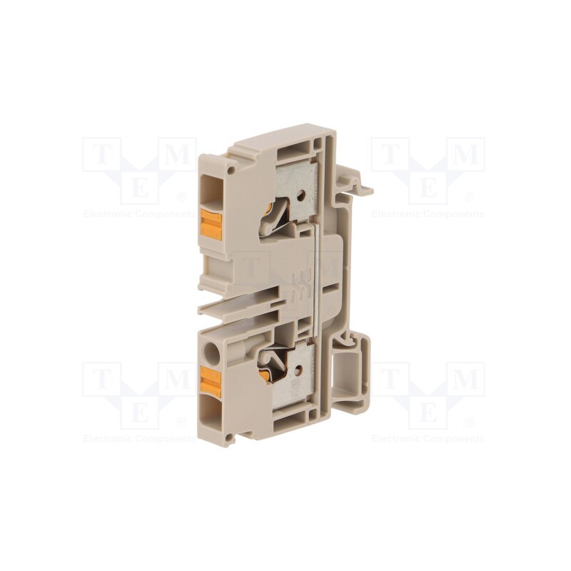 10 pcs : 1992110000 A2C 6 - Splice terminal: rail, 6mm2, ways: 1, terminals: 2, beige, wemid