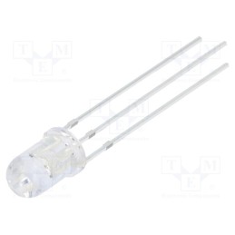 10 pcs : OSRPMC5A31A-VV - LED, 5mm, red/green, 30°, Front: convex, 3÷15V, No.of term: 3, round