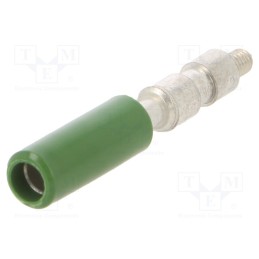 10 pcs : 1SNA206681R0200 (AJS9-GN) - Test socket, green, SNA, Entrelec