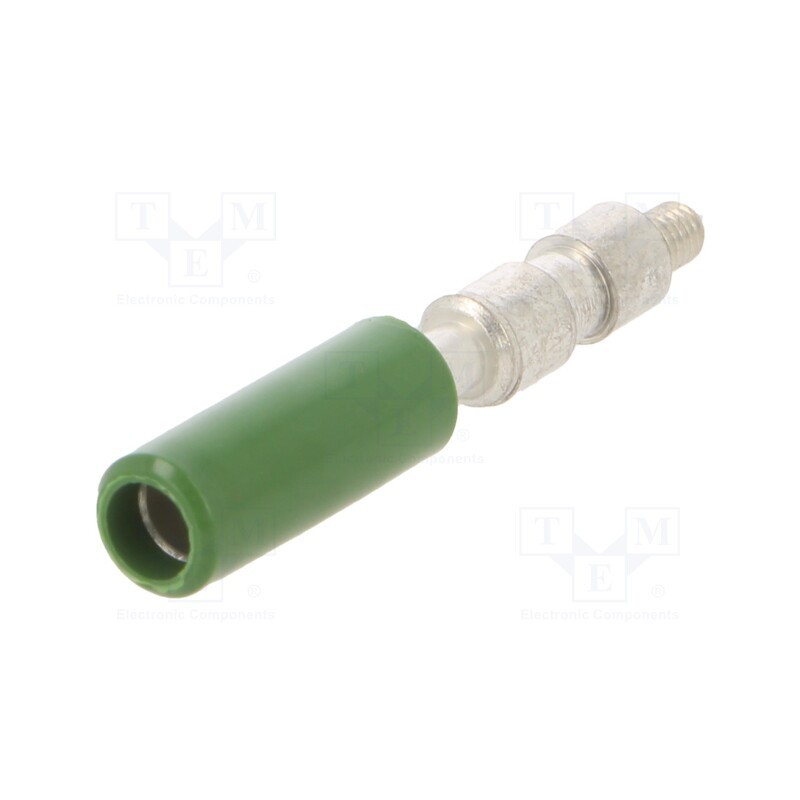 10 pcs : 1SNA206681R0200 (AJS9-GN) - Test socket, green, SNA, Entrelec