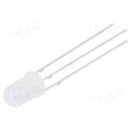 10 pcs : OSRPMC5A52A-VV - LED, 5mm, red/green, 30°, Front: convex, 3÷15V, No.of term: 3, round