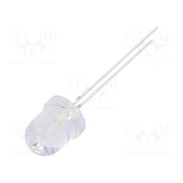10 pcs : OSPP928131A - LED, 7.8mm, green, 18000÷22000mcd, 30°, Front: convex, 2.9÷3.6V