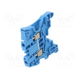 10 pcs : 1SNK505020R0000 ZS4-BL - Splice terminal: rail, 0.2÷4mm2, ways: 1, terminals: 2, blue, SNK