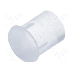 10 pcs : PLP2-125 - Fiber for LED, round, Ø3mm, Front: convex, straight